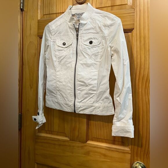 Guess Jackets & Blazers - Vintage white Guess jacket size XS
